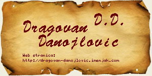 Dragovan Danojlović vizit kartica